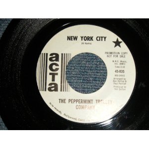 画像: The Peppermint Trolley Company - A)New York City  B)Spinnin' Whirlin' 'Round (Ex++/Ex++) / 1969 US AMERICA ORIGINAL "WHHITE LABEL PROMO" Used 7" inch Single