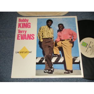 画像: BOBBY KING/TERRY EVANS - LIVE AND LET LIVE (MINT-/MINT-)  / 1988 US AMERICA ORIGINAL Used LP 