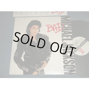 画像: MICHAEL JACKSON - BAD (With CUSTOMINNER SLEEVE) (Matrix # A)PAL-40600-1F G1 2>  / B)PBL-40600-1A G1 A-1E ) (Mastered Bernie Grundman / Carrollton press in GA) (MINT-/Ex+++ Looks:Ex+) / 1987 US AMERICA ORIGINAL Used LP  