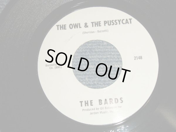 画像1: The BARDS - A)THE OWL & THE PUSSYCAT  B)LIGHT OF LOVE (Ex+++/Ex+++) / 1966 US AMERICA ORIGINAL "WHITE LABEL PROMO?"  Used 7" inch Single
