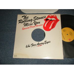 画像: THW ROLLING STONES - MISS YOU (Ex+/Ex+++) /  1978 US AMERICA ORIGINAL Used 12" Single 