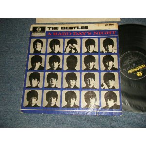 画像: THE BEATLES - A HARD DAYS NIGHT (Matrix #A)XEX-481-3N  2 RDA B)XEX-482-3N  4 GPL)(Ex-, VG+++/Ex++ Looks:Ex) /1964 UK ENGLAND ORIGINAL "YELLOW PARLOPHONE Label" MONO Used LP