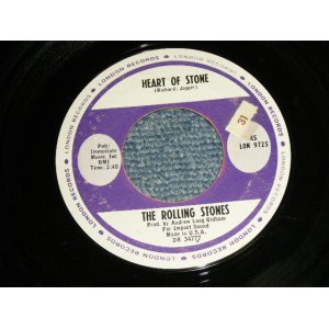 画像: The ROLLING STONES - A)HEART OF STONE   B)WHAT A SHAME (Ex+++/Ex+++) / 1965 US AMERICA ORIGINAL Used 7" 45rpm Single