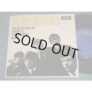 画像: THE ROLLING STONES - THE ROLLING STONES (Matrix # 1K/1K) (Ex+++/Ex++ Looks:Ex+++) / 1964 UK ENGLAND  ORIGINAL Used 7"  45 rpm EP with PICTURE SLEEVE 