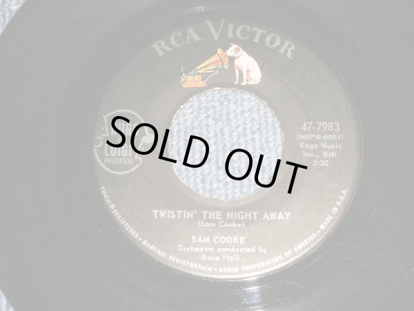 画像1: SAM COOKE - A) TWISTIN' THE NIGHT AWAY  B) ONE MORE TIME  (Ex++/Ex++) / 1962 US AMERICA ORIGINAL Used 7" 45rpm SINGLE 