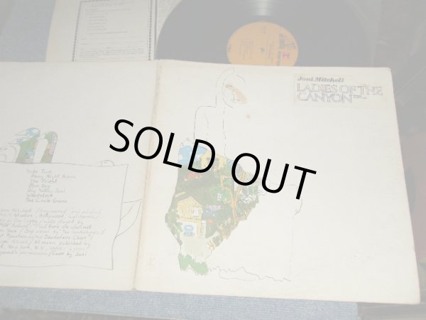 画像1: JONI MITCHELL  - LADIES OF THE CANYON (With HYPE/ TITLE SEAL) (Matrix #A) 30992 RS-6376A-1A B)RS-6376  30993-6 BG) "BG=Bernie Grundman Mastering"(Ex/Ex++ EDSP) / 1970 Version US AMERICA  "BROWN with "r" Logo On Top/STEREO at Bottom  Label" Used LP