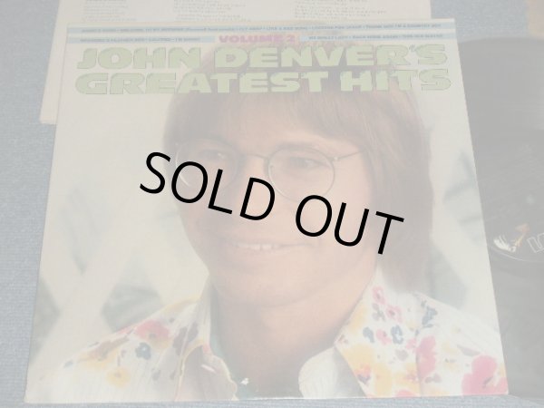 画像1: JOHN DENVER - GREATEST HITS VOL.2 (With CUSTOM INNER SLEEVE) (Ex+++/Ex+++) / 1977 US AMERICA ORIGINAL Used LP  