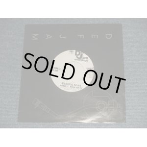 画像: BEASTIE BOYS -HOLD IT NOW HIT IT A)STEREO  B)STEREO (MINT-/MINT-)  / 1986 US AMERICA ORIGINAL "WHITE LABEL / PROMO ONLY" Used 7" 45 rpm with COMPANY SLEEVE 