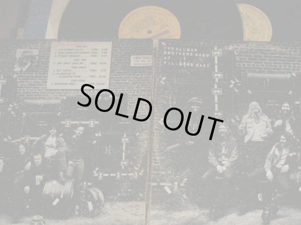 画像1: THE ALLMAN BROTHERS BAND - AT FILLMORE EAST (Matrix #A)S1 2CX-0131 40801-1-D STERLING B)S  2CX-0131 40802-1-C STERLING C)S1 2CX-0131 40803-1-C  STERLING D)S  2CX-0131 40804-1-C  STERLING)"PITMAN Press in NJ" (Ex-/Ex+  EDSP) / 1974 Version US AMERICA REISSUE "Manufacture by WARNER Bros."Used  2-LP's 