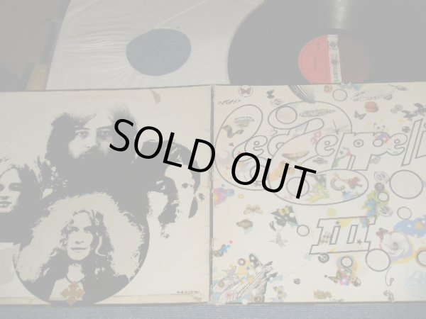 画像1:  LED ZEPPELIN -  III  (Matrix #A) 2401002 A-7 B)2401002 B-5) (Ex++?Ex++)  / 1971 West Germany Jacket + UK ENGLAND ORIGINAL Record "1st Press RED & PLUM Label"  Used LP  