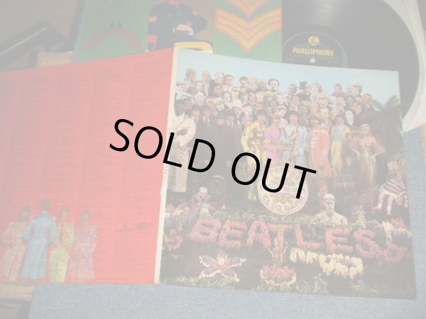 画像1: The BEATLES -  SGT.PEPPERS LONELY HEARTS CLUB BAND (With CUT OUTS & NOT Custom Inne) (With TAX CODE : KT on Label)  (Matrix #A) YEX 637-1  1 H B) YEX 638-1 1 GK) ( Ex+++/Ex++, Ex+++) / 1967 UK ENGLAND  ORIGINAL "YELLOW Parlophone  Label" Used LP  