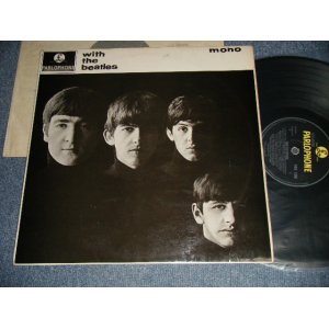 画像: THE BEATLES - WITH THE BEATLES (Matrix #A)XEX-447-1N  1 GGA B)XEX-448-1N  3 GGA )(Jobete Credit Label) (Jacket:GOT A HOLD" Label: GOTTA HOLD")  (Ex/Ex++ EDSP) / 1963 UK ENGLAND ORIGINAL "YELLOW PARLOPHONE" MONO Used LP
