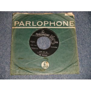画像: THE BEATLES - A) LOVE ME DO  B) P.S. I LOVE YOU  (Matrix #) (Ex++/Ex++ NO CENTER)/ 1963 UK ENGLAND ORIGINAL 2nd Press "BLACK Label" Used 7" Single