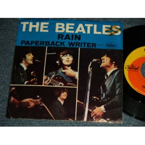 画像: The BEATLES - A) PAPERBACK WRITER   B) RAIN  (Ex+/VG+++) / 1966 US AMERICA ORIGINAL Used 7" Single With PICTURE SLEEVE b 