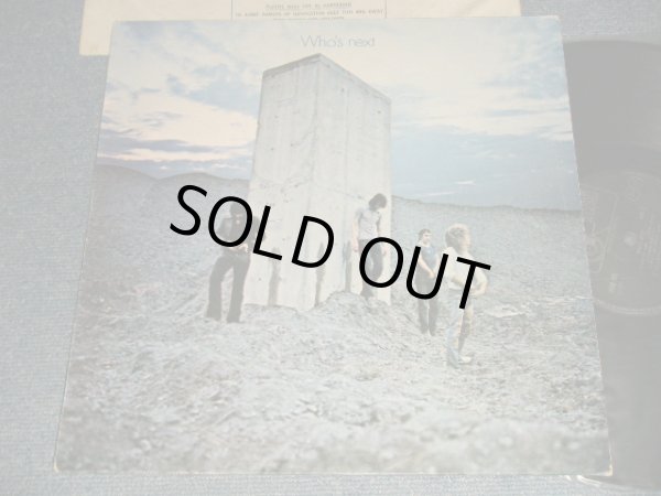 画像1: THE WHO  -  WHO'S NEXT (Matrix # A//4/B//4)(Ex++?Ex++) )/ 1971 UK ENGLAND  ORIGINAL Used  LP 