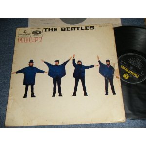 画像: THE BEATLES - HELP! (Matrix #A)XEX-549-2 2 ROH B)XEX-550-2 1 B BGO) (Ex/VG+++ EDSP, SPLIT) / 1965 UK ENGLAND ORIGINAL "Yellow & Black Label" MONO Used LP  