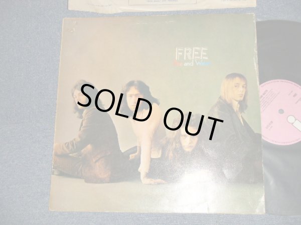 画像1: FREE - FIRE AND WATER (Matrix #A)A//1 1 1 7 0 B)B//1 1) (Ex++/Ex+++ Looks:Ex+) / 1970 UK ENGLAND ORIGINAL 1st Press "PINK 'i' Label" Used LP 