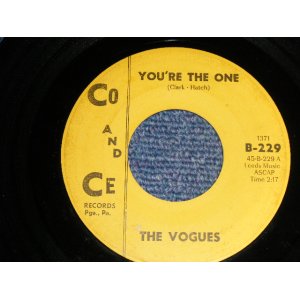 画像: THE VOGUES - YOU'RE THE ONE (Ex+/Ex+) / 1965 US AMERICA ORIGINAL Used 7"SINGLE