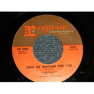画像: THE KINKS - A) TIRED OF WAITING FOR YOU  B)COME ON NOW  (Ex+++ Looks:Ex++/Ex+++ Looks:Ex++) / 1965  US AMERICA  ORIGINAL Used 7" Single 