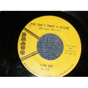 画像: GINA DEE - A)YOU CAN'T TRUST A FRIEND   B) SOME KIND OF FOOL (Ex+++/Ex+++) / 1965 US AMERICA ORIGINAL Used 7" Single  
