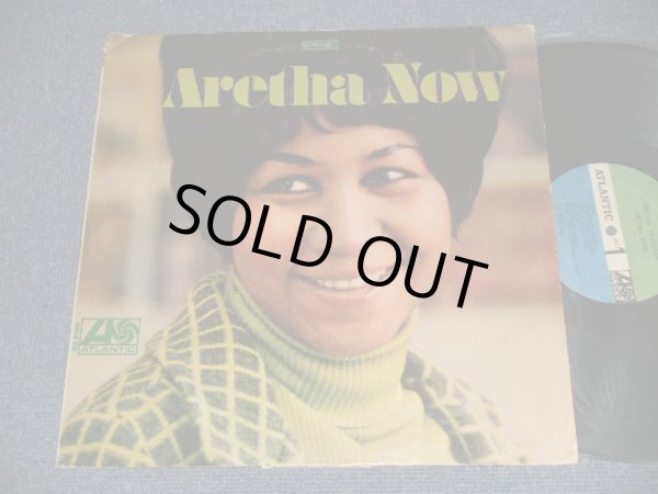 画像1: ARETHA FRANKLIN - ARETHA NOW  (Matrix #A)ST-A-681267-A LW AT 11914 W  B)ST-A-681268-A LW AT 11914-x W) "MO / MONARCH Press in CA"(Ex+/Ex++ EDSP)  / 1968 US AMERICA  ORIGINAL1st Press "GREEN & BLUE Label"  Used LP 