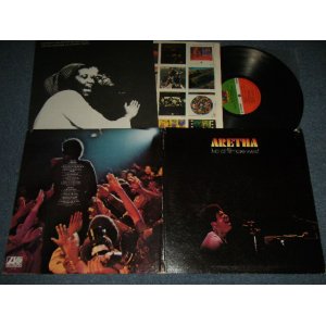 画像: ARETHA FRANKLIN (With KING CURTIS, RAY CHARLES) - LIVE AT FILLMORE WEST (With PIN-UP)  (Matrix #A) ST A 712205-C 111-11 AT GP B) ST A 712206-FFF AT GP) "RI / RICHIMOND Press in INDIANA"   "GP / GEORGE PIROS Lucqur Cut" (Ex+/Ex+++ CUT OUT) / 1971 US AMERICA ORIGINAL 1st Press "1841 BROADWAY at Bottom Label" Used LP 