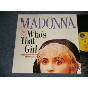 画像: MADONNA - WHO'S THAT GIRL(Ex+++/MINT-) / 1987 UK ENGLAND ORIGINAL Used 12" EP