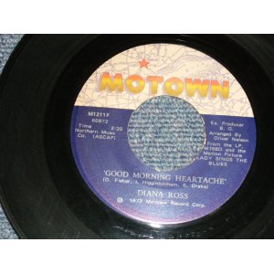 画像: DIANNA ROSS - A)GOOD MORNING HEARTACHE   B) GOD BLESS THE CHILD (Ex/Ex)  / 1973 US AMERICA ORIGINAL Used 7"45 