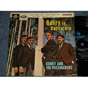 画像: GERRY AND THE PACEMAKERS - GERRY IN CALIFORNIA (Ex+++/Ex+++)  / 1965 UK ENGLAND ORIGINAL "BLUE COLUMBIA" Label Used 7" 45rpm EP