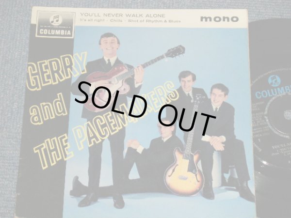 画像1: GERRY AND THE PACEMAKERS - YOU'LL NEVER WALK ALONE (MINT-/Ex+++)  / 1963 UK ENGLAND ORIGINAL "BLUE COLUMBIA" Label Used 7" 45rpm EP