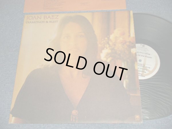 画像1: JOAN BAEZ - DIAMONDS & RUST (With CUSTOM INNER SLEEVE)(Ex+++, Ex-/Ex++++ TEAROBC) / 1975 US AMERICA ORIGINAL  Used LP 