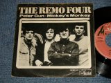 画像: The REMO FOUR ‎- A) Peter Gunn  B) KICKEY'S MONKEY (Ex+/Ex+ WOL) / 1965 WEST-GERMANY GERMAN ORIGINLAL Used 7" Singles with Picture Sleeve