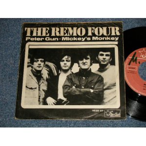 画像: The REMO FOUR ‎- A) Peter Gunn  B) KICKEY'S MONKEY (Ex+/Ex+ WOL) / 1965 WEST-GERMANY GERMAN ORIGINLAL Used 7" Singles with Picture Sleeve