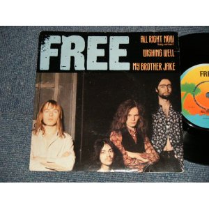画像: FREE - A) ALL RIGHT NOW   B) MY BROTHER TAKE/WASHINGTON WELL (Ex++/Ex+++) / 1978 UK ENGLAND ORIGINAL Used 7"Single With PICTURE SLEEVE