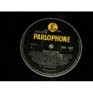 画像: THE BEATLES - PLEASE PLEASE ME (3rd Press 33 1/3 NO Credit at label) (Matrix #A)XEX-421-1N 1 RH B)XEX-422-1N 1 RA) (VG++/VG+ A-4:POOR) / 1963 UK ENGLAND "YELLOW PARLOPHONE Label" MONO Used LP