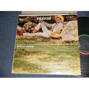 画像: MERL TRAVIS - TRAVIS! (Ex++/Ex++ WOFC) / 1962 US AMERICA ORIGINAL 1st Press "BLACK with RAINBOW 'CAPITOL Logo on TOP Label' MONO Used LP  