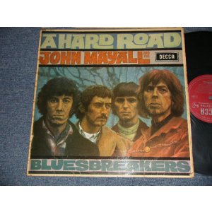 画像: JOHN MAYALL and The BLUES BRAEKERS (with PETER GREEN) -  A HARD ROAD (Matrix # A)ARL-7652-2A 1 GG KT  B)ARL-7653-2A 1 UC KT) (Ex/Ex+ Looks:Ex-) / 1967 UK ENGLAND ORIGINAL "MARLOON with Un-boxed DECCA  Label" MONO Used LP