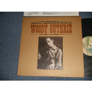 画像:  WOODY GUTHRIE - Original Recordings Made By Woody Guthrie 1940-1946 (MINT-/MINT) / 1977 US AMERICA ORIGINAL Used LP