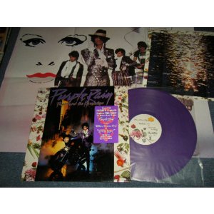 画像: PRINCE - PURPLE RAIN  (PURPLE Wax Vinyl) (With HYPE TITLE SEAL) (With CUSTOM INNER) (With POSTER) (MINT-/MINT-) / 1985 US AMERICA ORIGINAL Used  LP 
