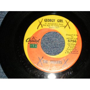 画像: THE SEEKERS - A) GEORGY GIRL   B) WHEN THE STARS BEGIN TO FALL (Ex/Ex WOL) / 1966 US AMERICA ORIGINAL Used 7" Single