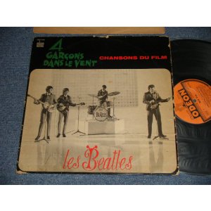 画像: BEATLES - 4 GARCONS PANS LE VENT (A HARD DAYS NIGHT) CHANSONS DU FILM (VG++/Ex++) / 1964 FRANCE ORIGINAL "ORANGE LABEL" Used LP    