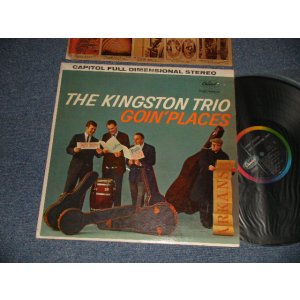 画像: THE KINGSTON TRIO - GOIN' PLACES (Ex++/Ex Looks:Ex++ SWOBC, STOL, EDSP) / 1961 US AMERICA ORIGINAL 1st Press "BLACK with RAINBOW 'CAPITOL' Logo at Left side Label" STEREO Used LP 