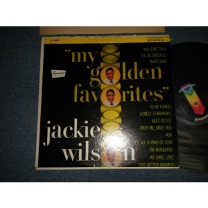 画像: JACKIE WILSON - MY GOLDEN FAVORITES (Ex+/Ex+) / 1965 Version US AMERRICA REISSUE RE-PRESS "BLACK with RAINBOW Label" STEREO Used LP