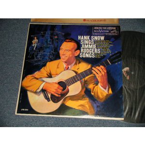 画像: HANK SNOW - SINGS JIMMIE RODGERS SONGS (Ex++/Ex++ EDSP) / 1960US AMERICA ORIGINAL "MONO" Used LP 