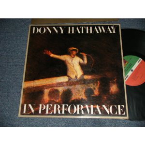 画像: DONNY HATHAWAY - IN PERFORMANCE (Ex+++/MINT- CUT OUT) / 1980 US AMERICA ORIGINAL Used LP 