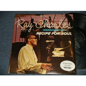 画像: RAY CHARLES - INGREDIENTS IN A RECIPE FOR SOUL (Ex+++/Ex+++) / 1963 US AMERICA ORIGINAL MONO Used LP 