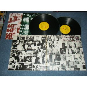 画像: ROLLING STONES - EXILE ON MAIN ST. (NO POSTCARDS:NEVER HAVE) (WithOriginal Inner Sleeves by HARD PAPER) (Ex-/Ex+++ EDSP) / 197? UK ENGLAND REISSUE Used 2 LP's