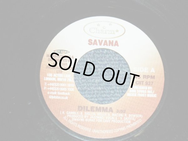 画像1: SAVANA - A)DILEMMA  B)P. A. MIX (- /MINT-)) / 2004 UK ENGLAND ORIGINAL Used 7"45 Single 