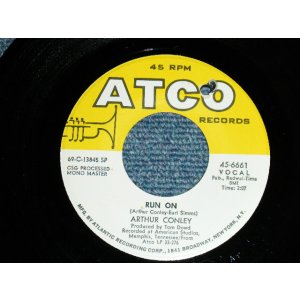 画像: ARTHUR CONLEY - A)RUN ON  B)SPEAK HER NAME (Ex+++/Ex+++ BB) / 1969 US AMERICA ORIGINAL Used 7"45 