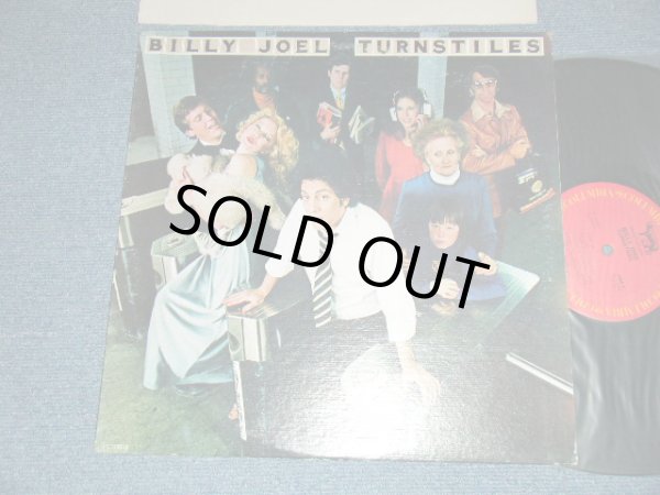 画像1: BILLY JOEL -  TURNSTILES (With CUSTOM INNER SLEEVE) (Matrix # A)o PAL-33838-1BC TML-L B)P PBL-33838-1AM TML-S)  "PITMAN Press in NJ" (Ex++/MINT- EDSP) / 1976 US AMERICA  ORIGINAL Used Used LP       